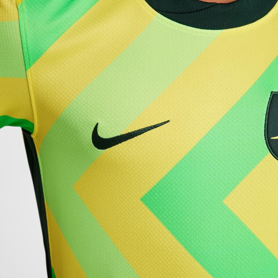 Nike Australië 2025 26 Stadium Thuis Dri-FIT replicavoetbalshirt voor kids Geel - Foto 2