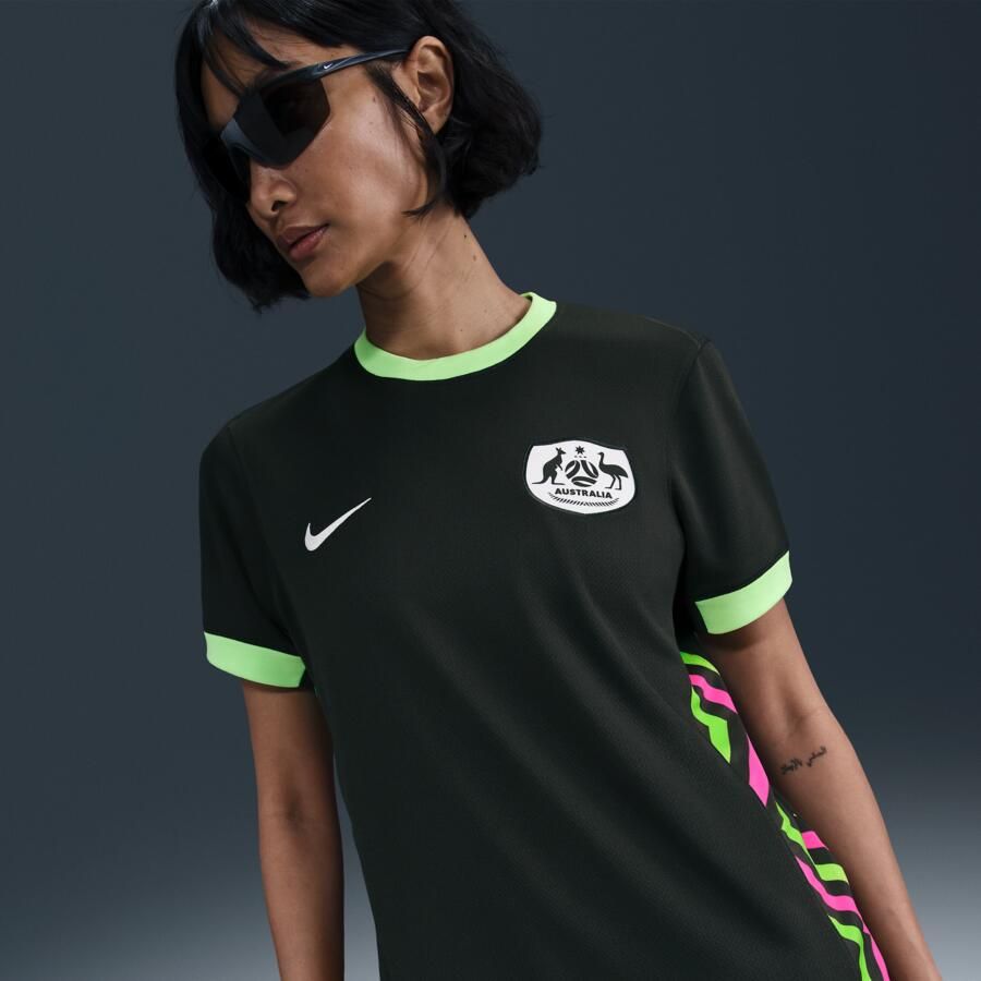 Nike Australië 2025 26 Stadium Uit Dri-FIT replicavoetbalshirt voor dames Groen - Foto 4