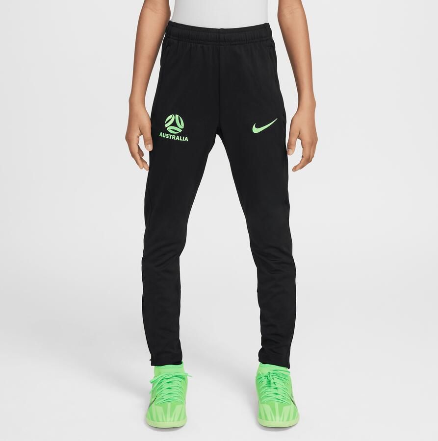 Nike Australië Academy Pro Dri-FIT knit voetbalbroek voor kids Zwart - Foto 4