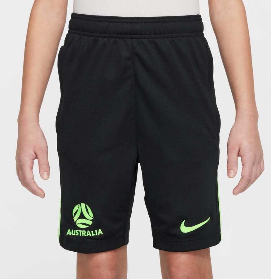 Nike Australië Academy Pro Dri-FIT knit voetbalshorts voor kids Zwart - Foto 3