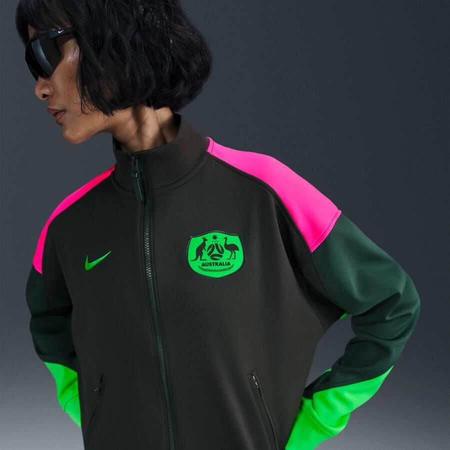 Nike Australië Academy Pro Dri-FIT Soccer Anthem damesjack Groen - Foto 4