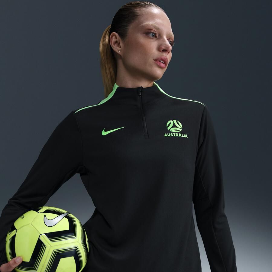 Nike Australië Academy Pro Dri-FIT voetbaltrainingstop voor dames Zwart - Foto 4