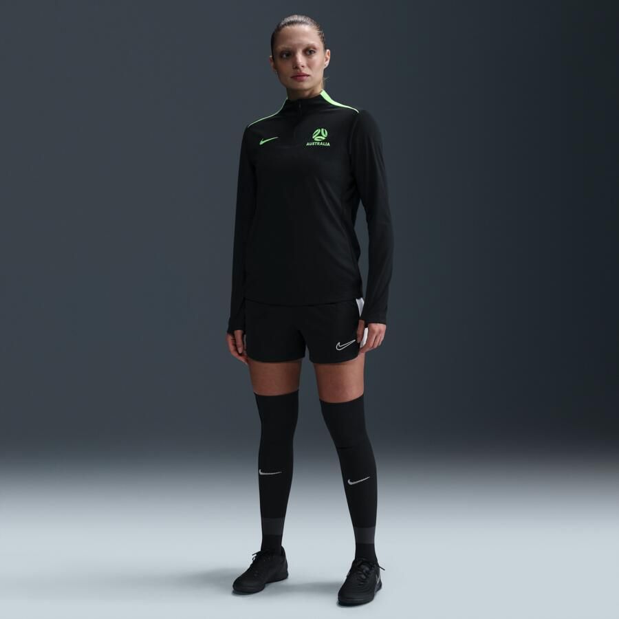 Nike Australië Academy Pro Dri-FIT voetbaltrainingstop voor dames Zwart - Foto 3