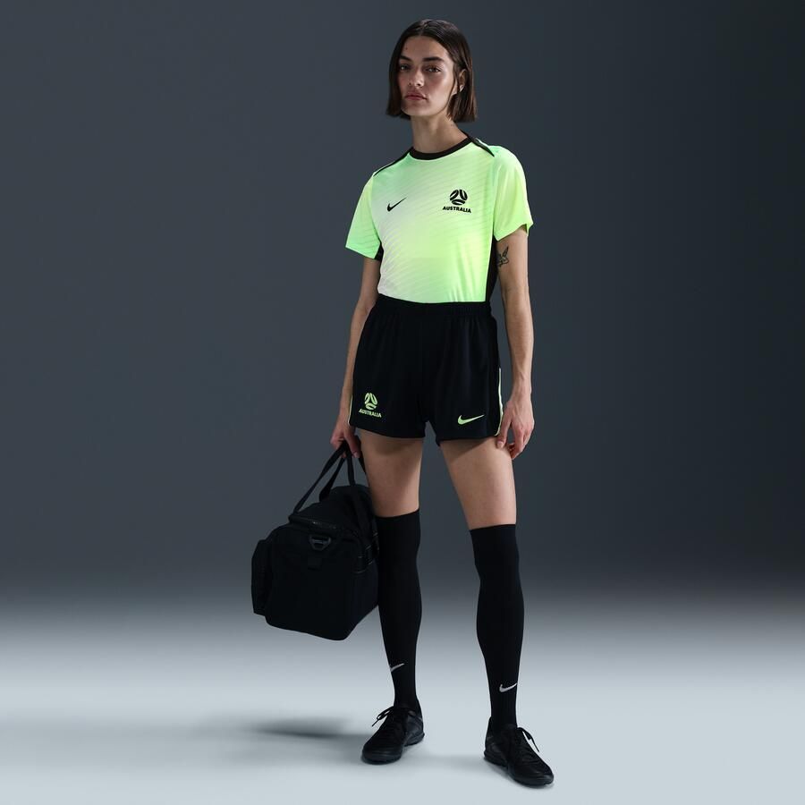 Nike Australië Academy Pro Dri-FIT warming-uptop met korte mouwen voor dames Groen - Foto 3