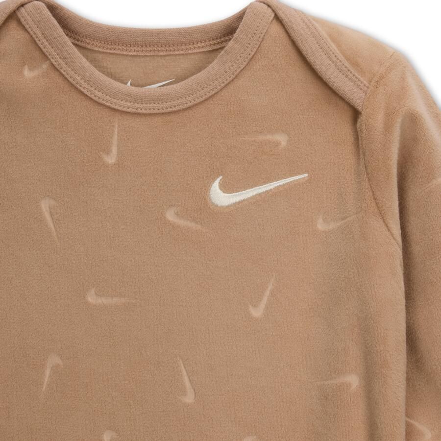 Nike Baby Essentials babyset met rompertje en broek (6-12 maanden) Bruin