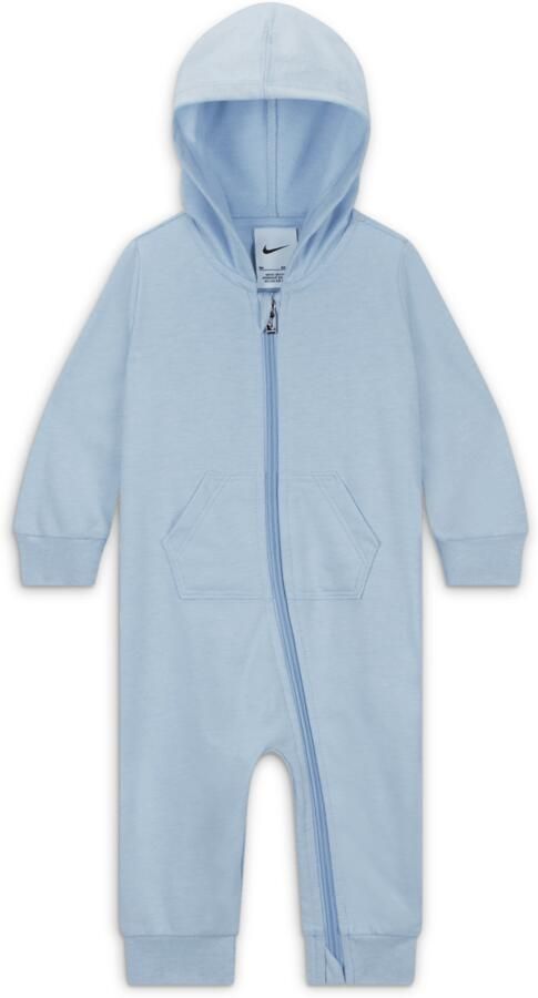 Nike Baby Essentials coverall met capuchon voor baby's (0-9 maanden) Blauw