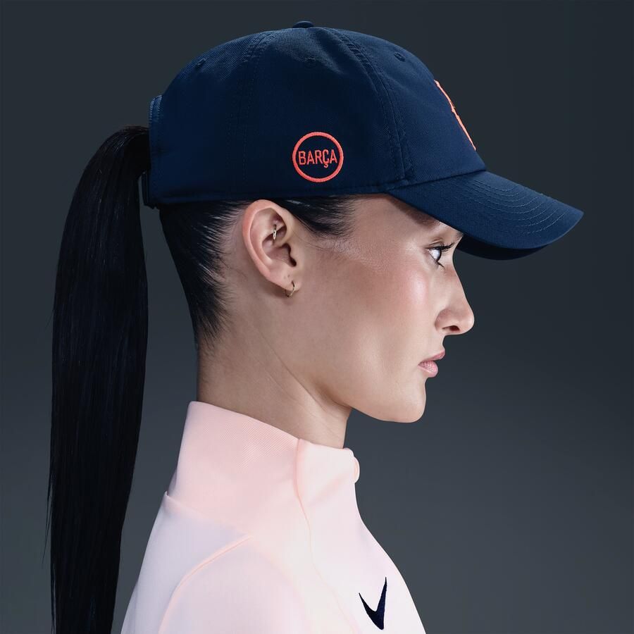 Nike Barcelona 2025 2026 Club pet US CB L T90 Blauw