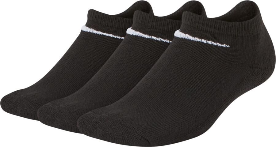Nike Basics no-show sokken voor kleuters (3 paar) Zwart