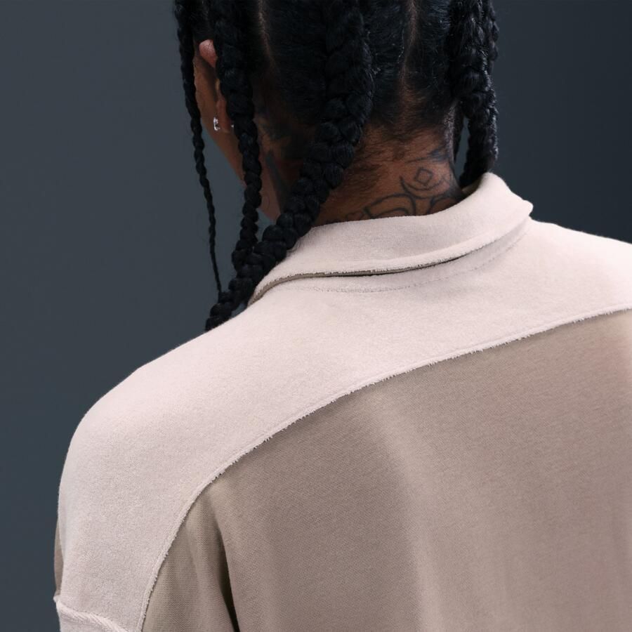 Nike basketbaltop met rits voor dames Bruin