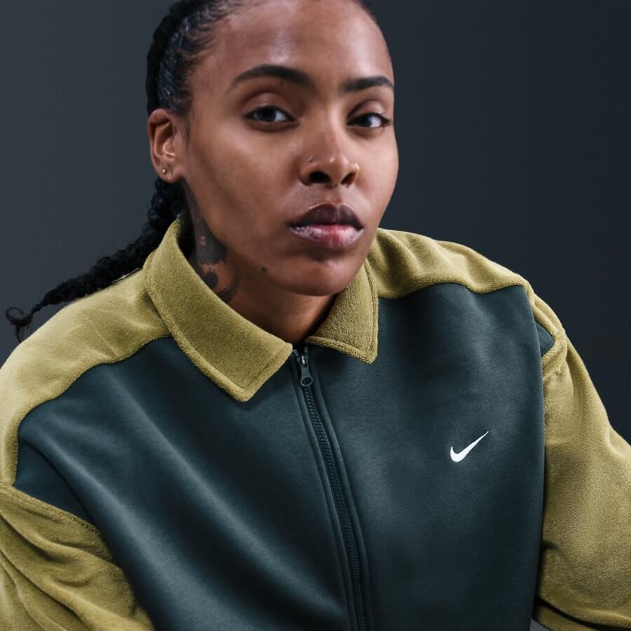 Nike basketbaltop met rits voor dames Groen - Foto 2