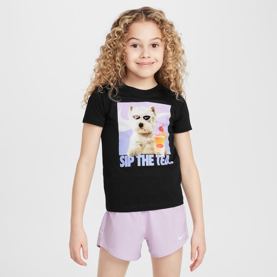 Nike Bopa Pup T-shirt voor kleuters Zwart - Foto 4