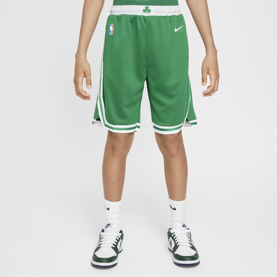 Nike Boston Celtics 2023 24 Icon Edition Swingman NBA-jongensshorts Groen - Foto 2