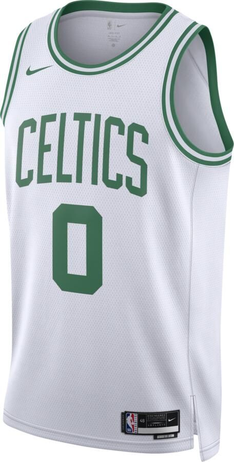 Nike Boston Celtics Association Edition Swingman Dri-FIT NBA-jersey voor heren Wit - Foto 5