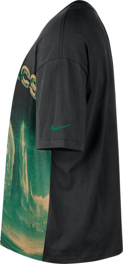 Nike Boston Celtics Courtside Boxy NBA boxy T-shirt voor heren Zwart - Foto 2