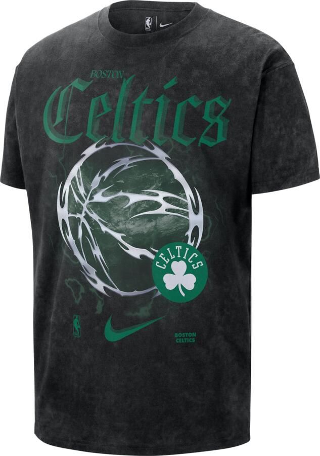 Nike Boston Celtics Courtside 'Halloween' Max90 NBA T-shirt voor heren Zwart - Foto 2