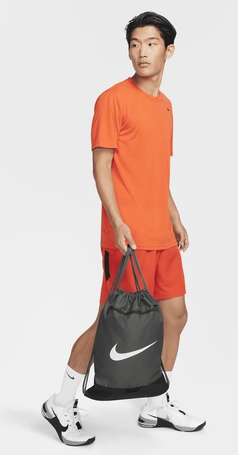 Nike Brasilia 9.5 Gymtas voor training (18 liter) Grijs - Foto 3