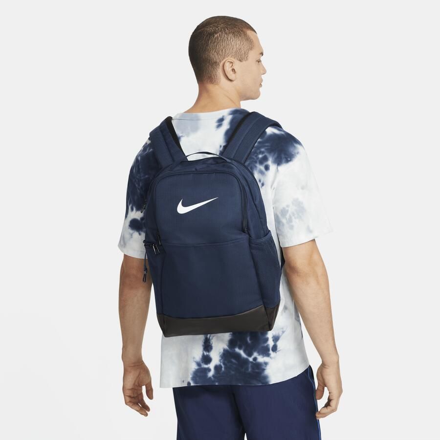 Nike Brasilia 9.5 Trainingsrugzak (medium 24 liter) Blauw