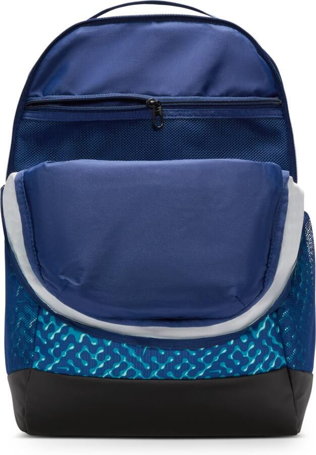 Nike Brasilia 9.5 Trainingsrugzak (medium 24 liter) Blauw