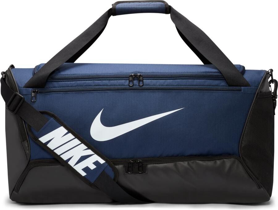 Nike Brasilia 9.5 Trainingstas (medium 60 liter) Blauw