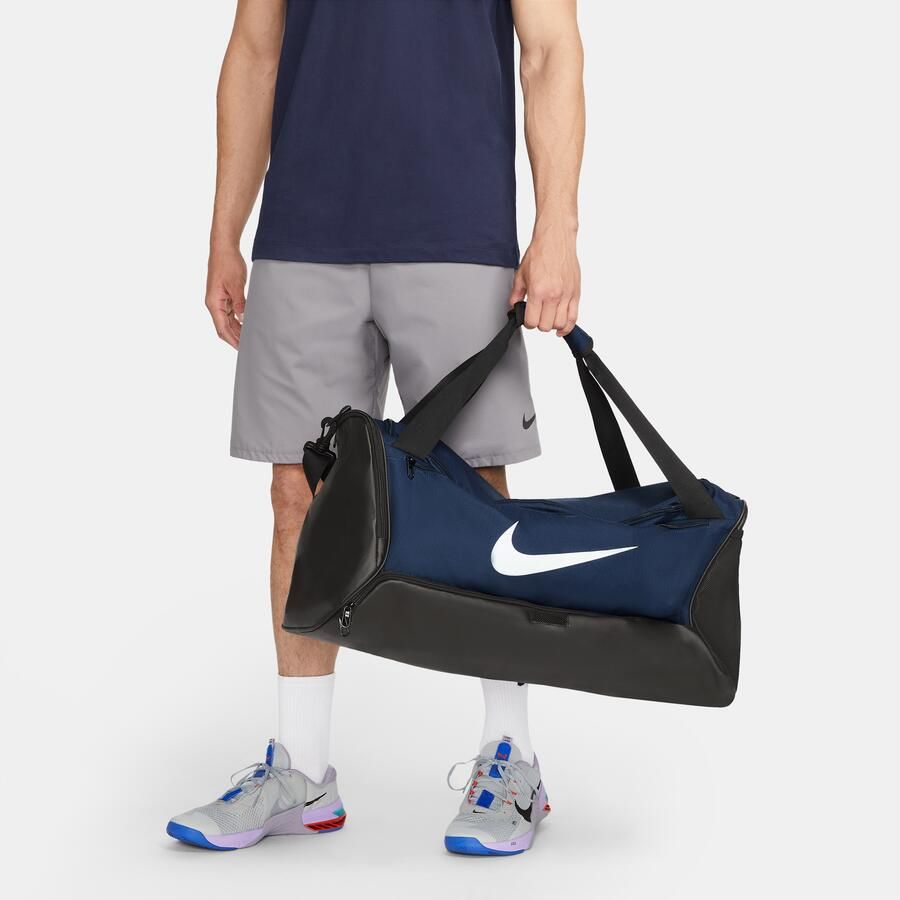 Nike Brasilia 9.5 Trainingstas (medium 60 liter) Blauw - Foto 2