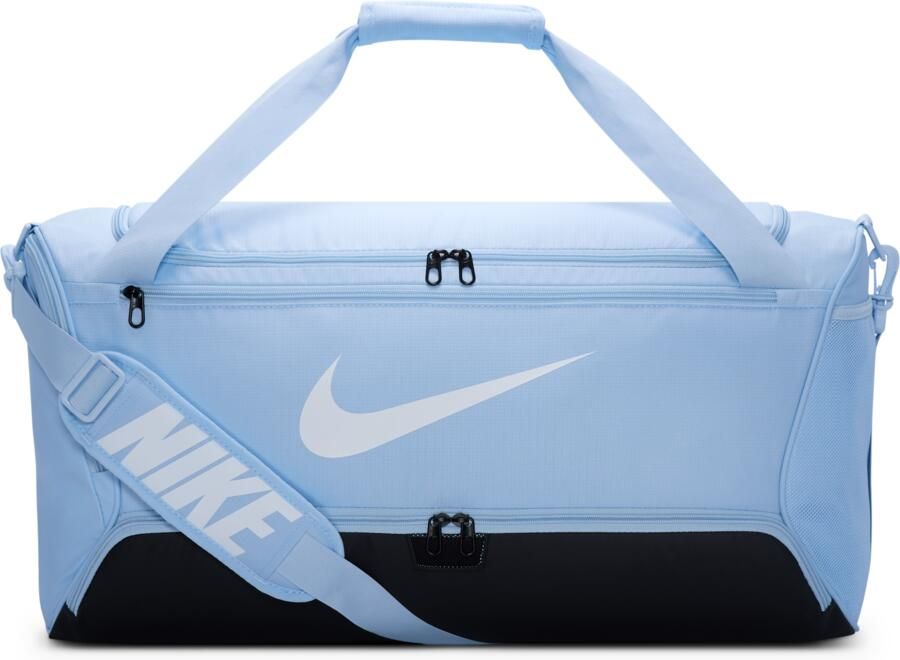 Nike Brasilia 9.5 Trainingstas (medium 60 liter) Blauw - Foto 4