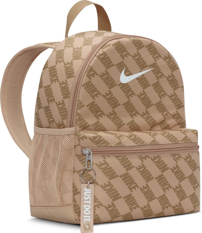 Nike Brasilia JDI minirugzak voor kids (11 liter) Bruin