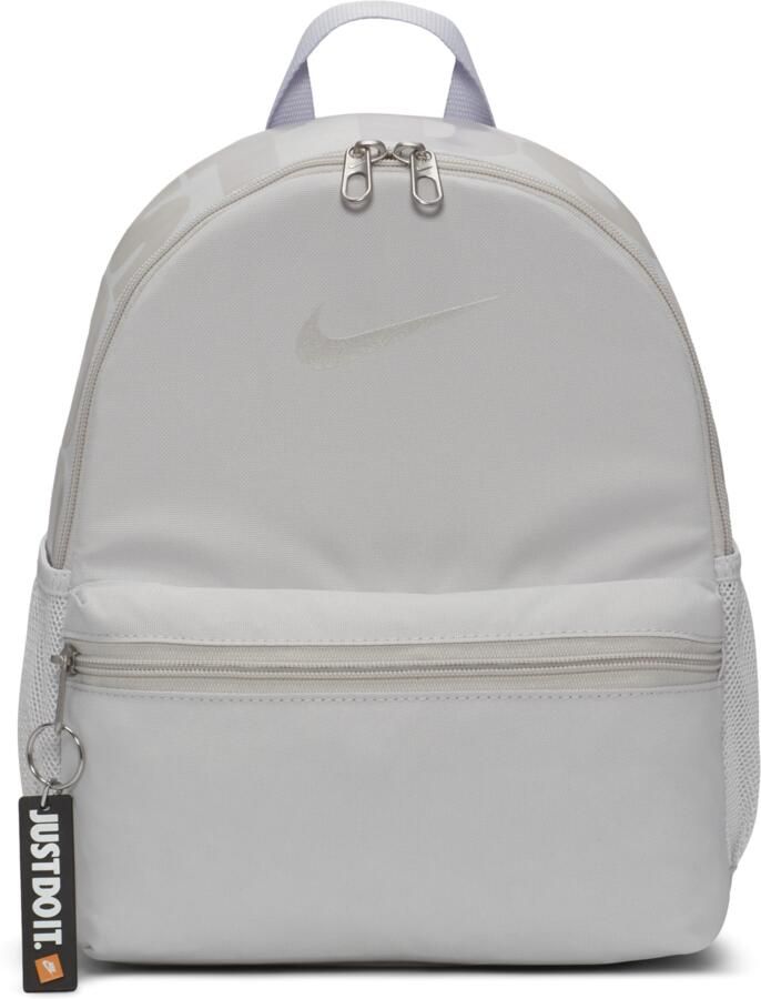 Nike Brasilia JDI Minirugzak voor kids (11 liter) Grijs - Foto 4