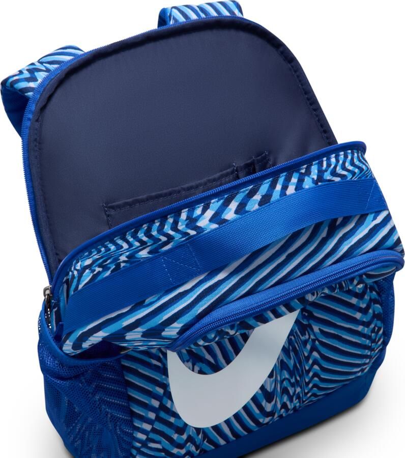 Nike Brasilia Rugzak voor kids (18 liter) Blauw