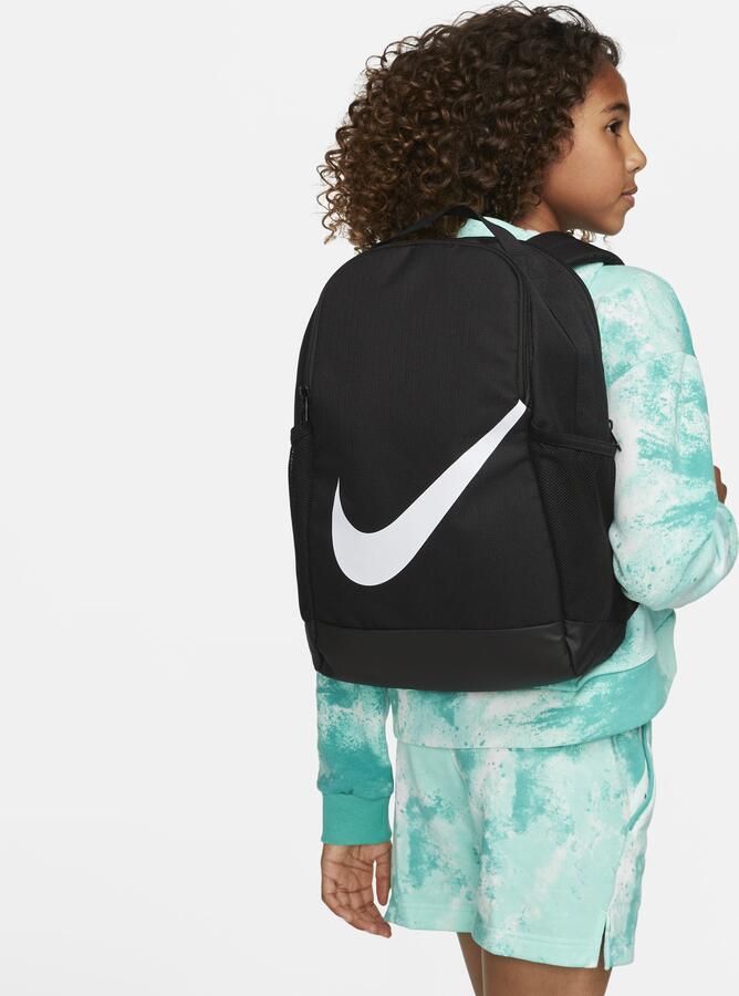 Nike Brasilia Rugzak voor kids (18 liter) Zwart