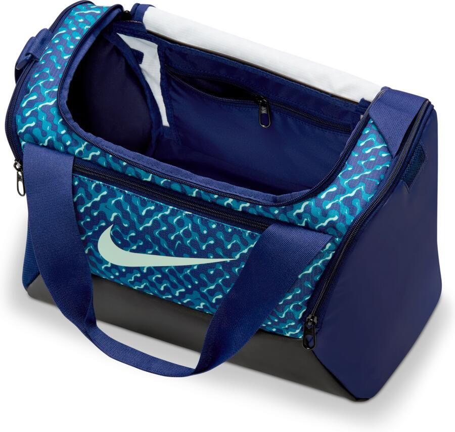 Nike Brasilia sporttas (extra small 25 liter) Blauw