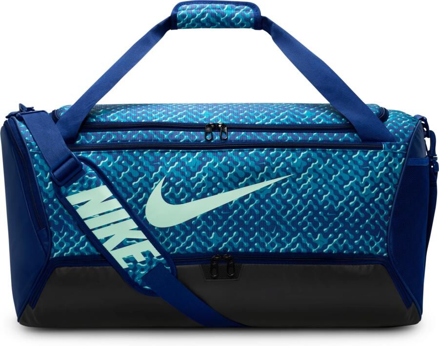 Nike Brasilia sporttas (medium 60 liter) Blauw - Foto 4