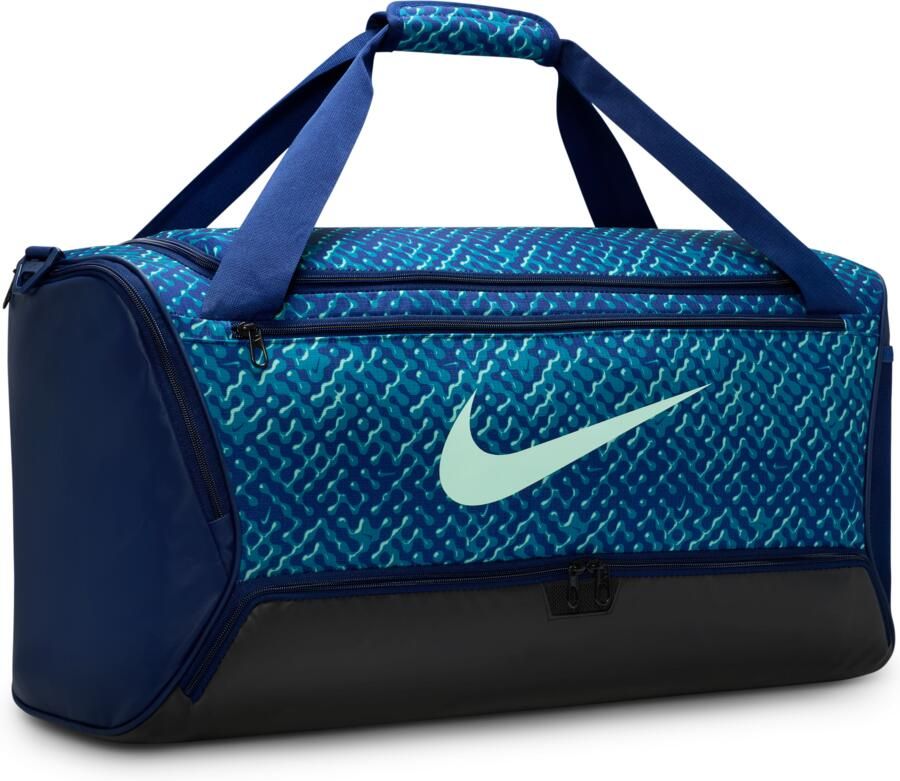 Nike Brasilia sporttas (medium 60 liter) Blauw