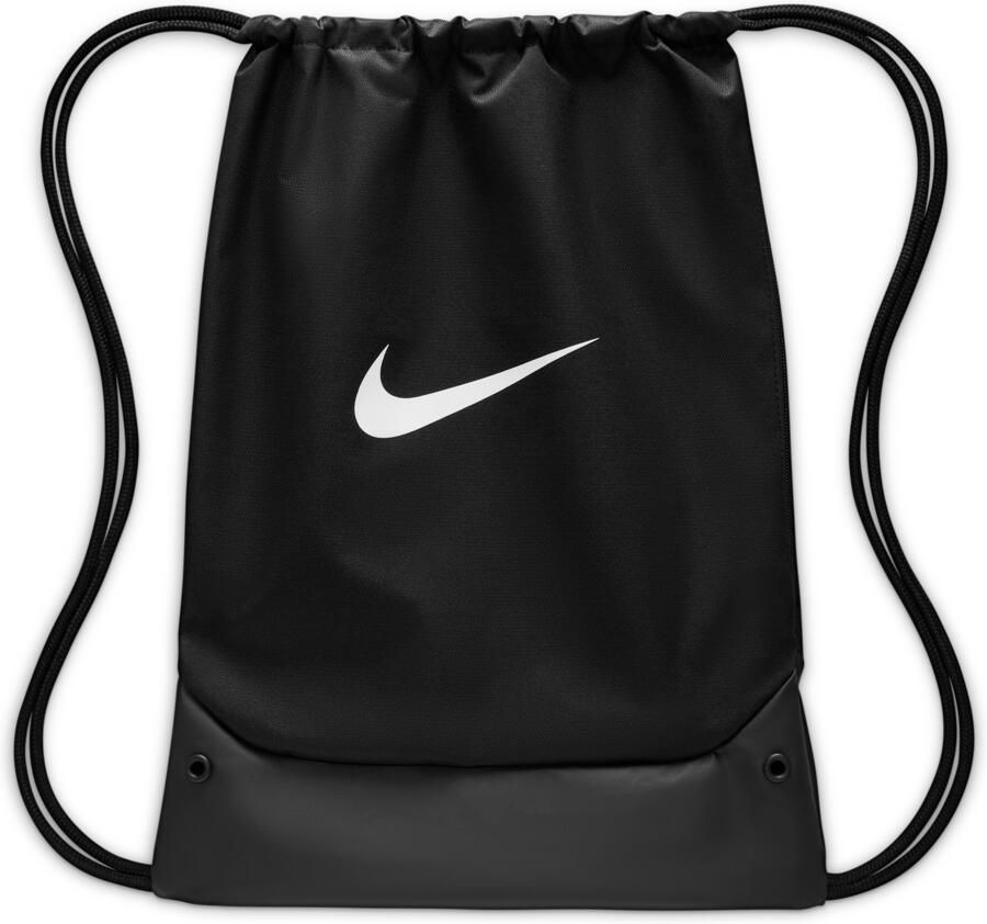 Nike Brasilia Tas met trekkoord (18 liter) Zwart