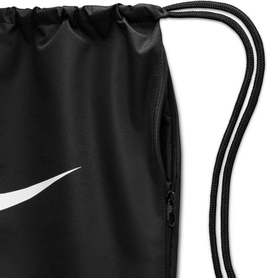 Nike Brasilia Tas met trekkoord (18 liter) Zwart - Foto 2