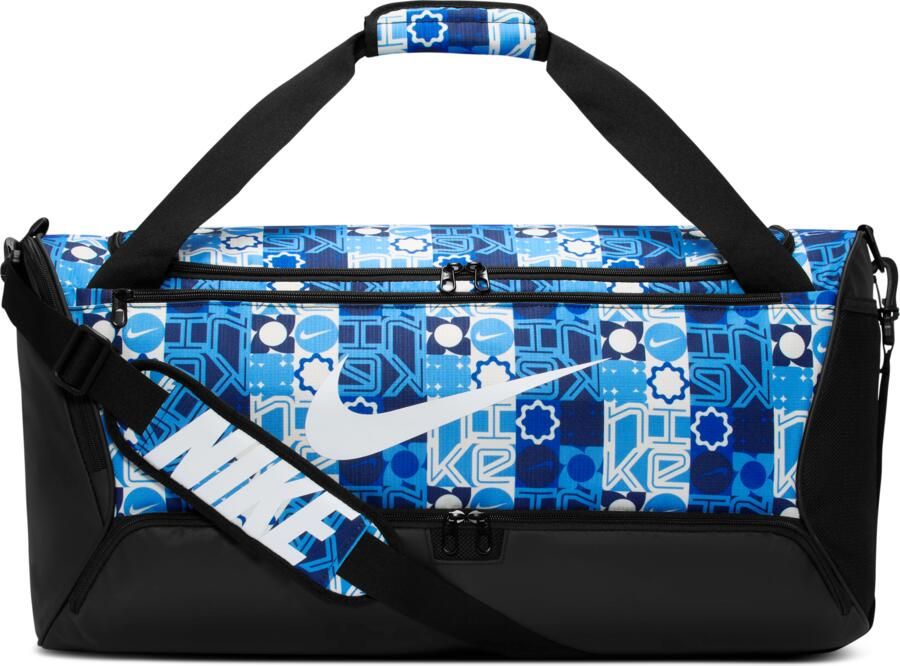 Nike Brasilia Trainingstas (medium 60 liter) Blauw - Foto 4