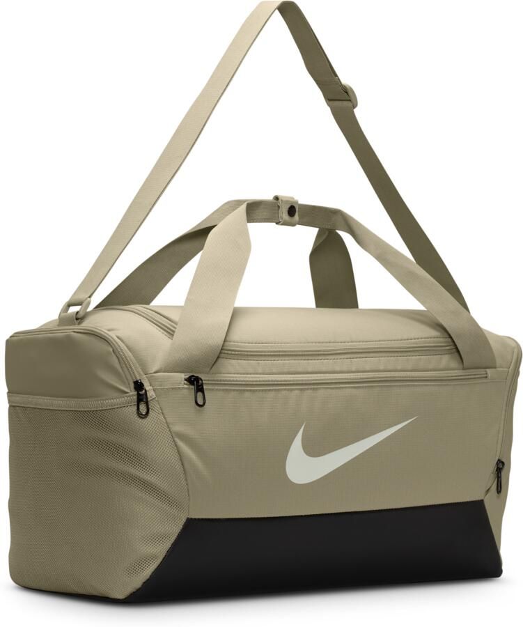 Nike Brasilia trainingstas (small 41 liter) Bruin