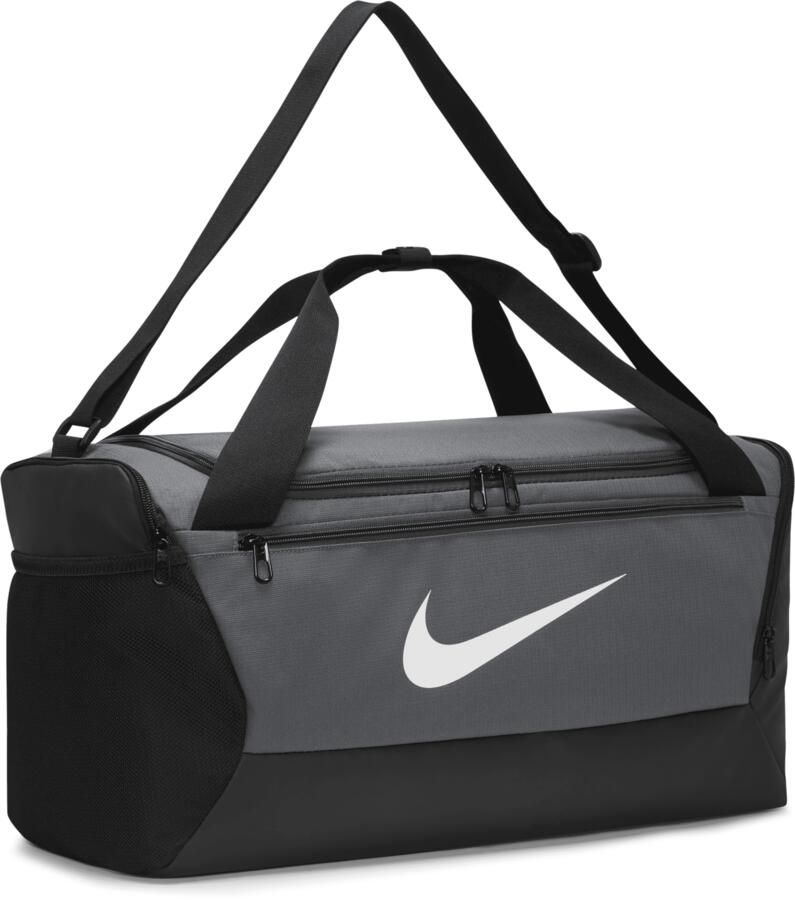 Nike Brasilia trainingstas (small 41 liter) Grijs