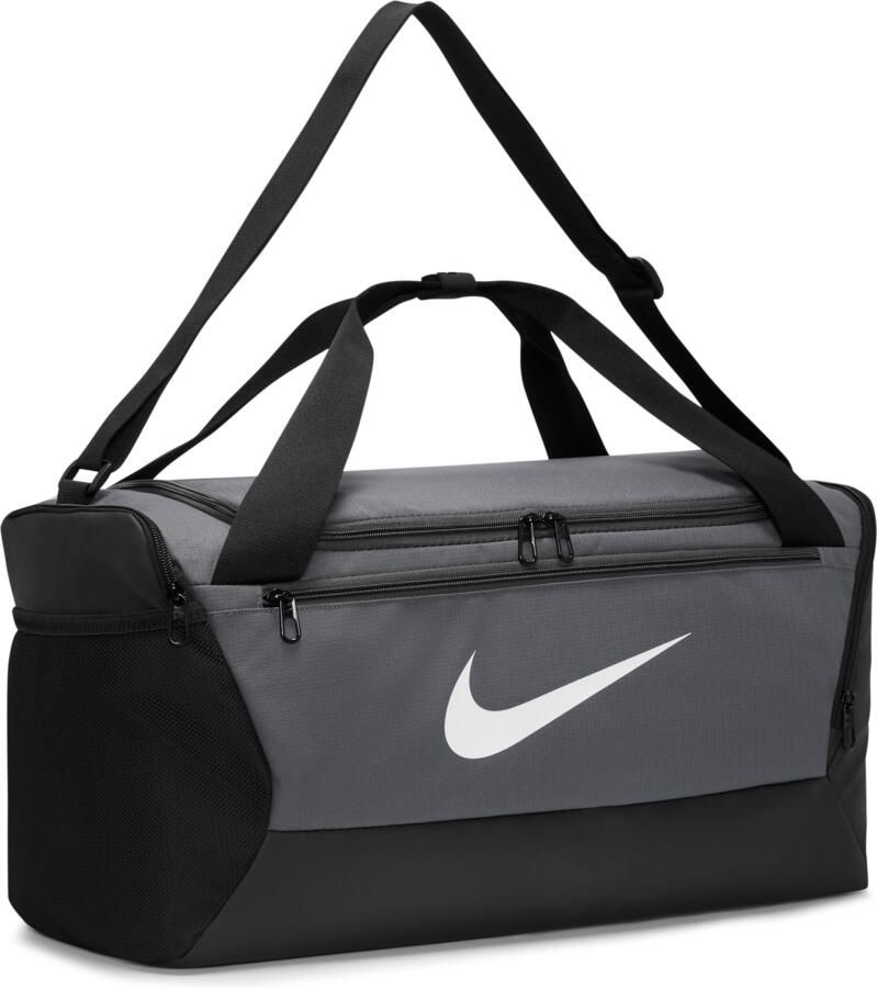 Nike Brasilia trainingstas (small 41 liter) Grijs