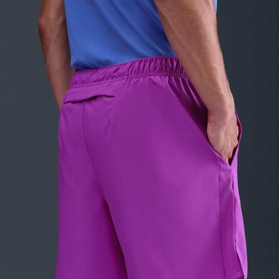 Nike Challenger Dri-FIT 2-in-1 hardloopshorts voor heren (18 cm) Paars - Foto 2