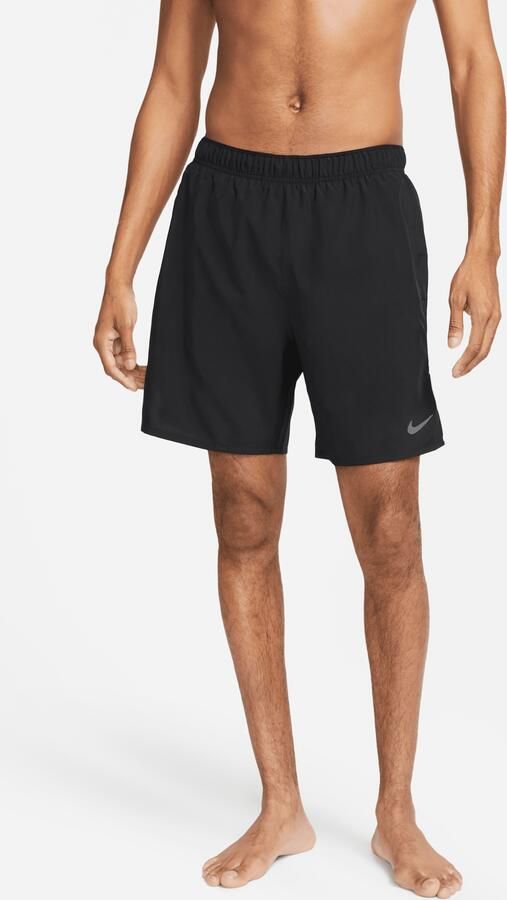 Nike Challenger Dri-FIT 2-in-1 hardloopshorts voor heren (18 cm) Zwart - Foto 5