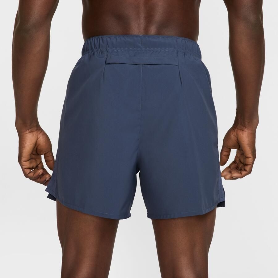 Nike Challenger Dri-FIT hardloopshorts met binnenbroek voor heren (13 cm) Blauw