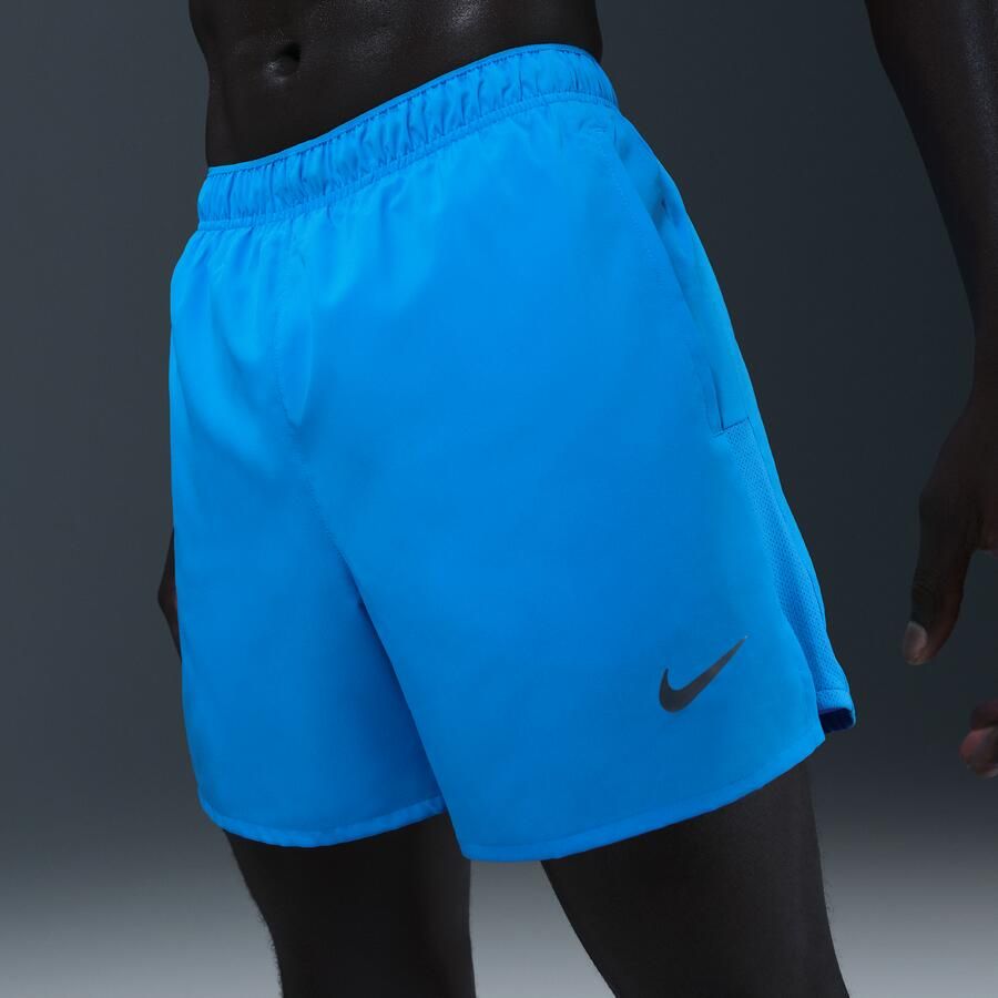 Nike Challenger Dri-FIT hardloopshorts met binnenbroek voor heren (13 cm) Blauw