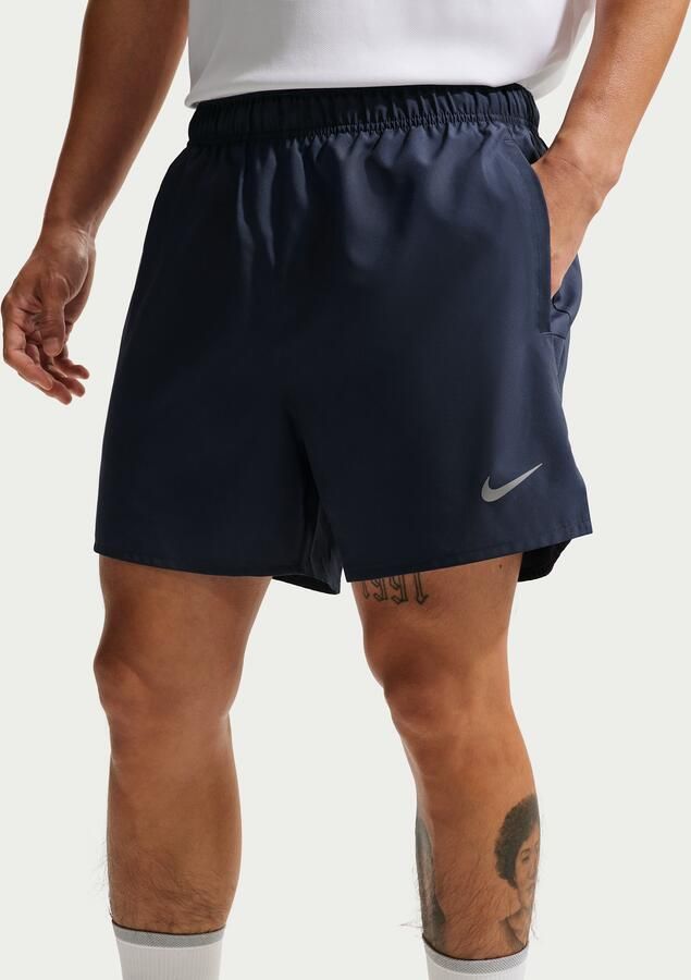 Nike Challenger Dri-FIT hardloopshorts met binnenbroek voor heren (13 cm) Blauw - Foto 3