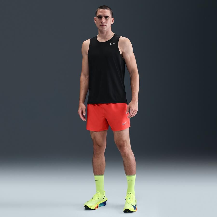 Nike Challenger Dri-FIT hardloopshorts met binnenbroek voor heren (13 cm) Rood - Foto 4