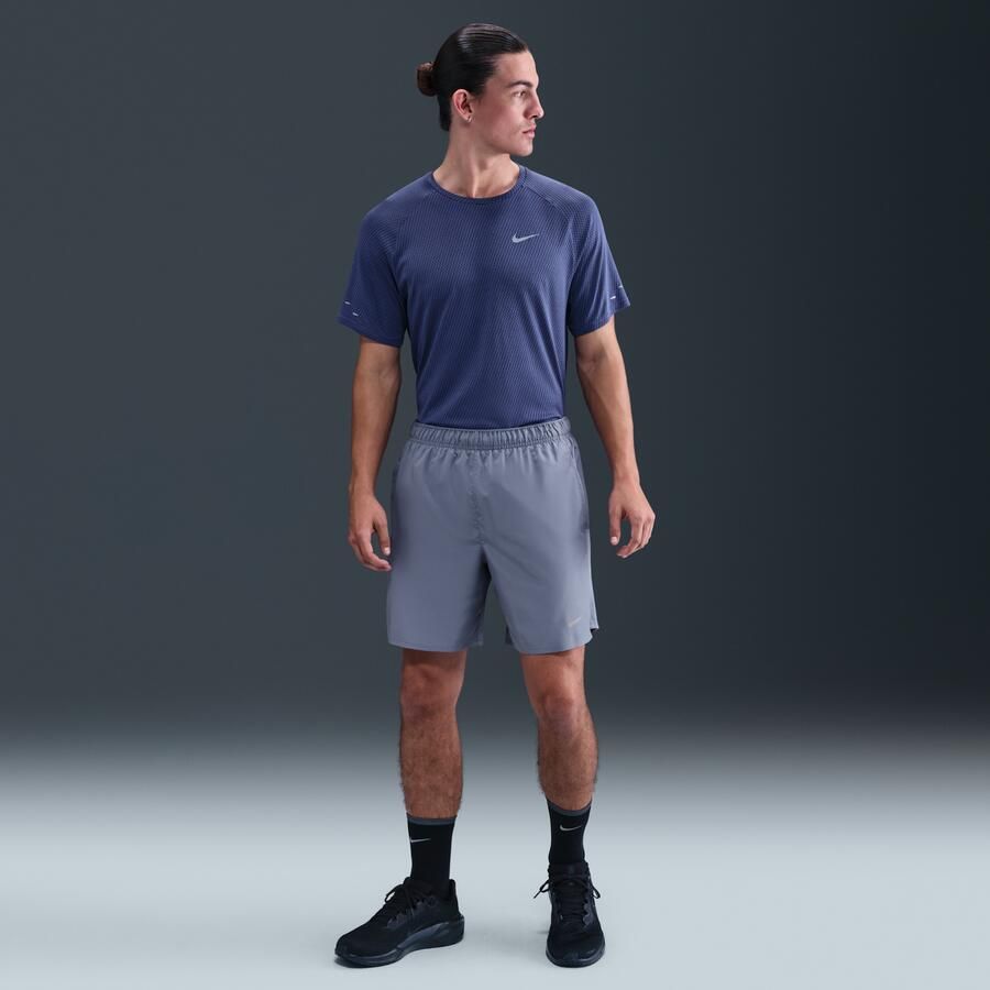 Nike Challenger Dri-FIT hardloopshorts met binnenbroek voor heren (18 cm) Blauw - Foto 4