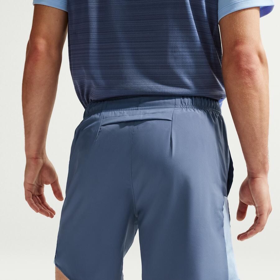 Nike Challenger Dri-FIT hardloopshorts met binnenbroek voor heren (18 cm) Blauw - Foto 2