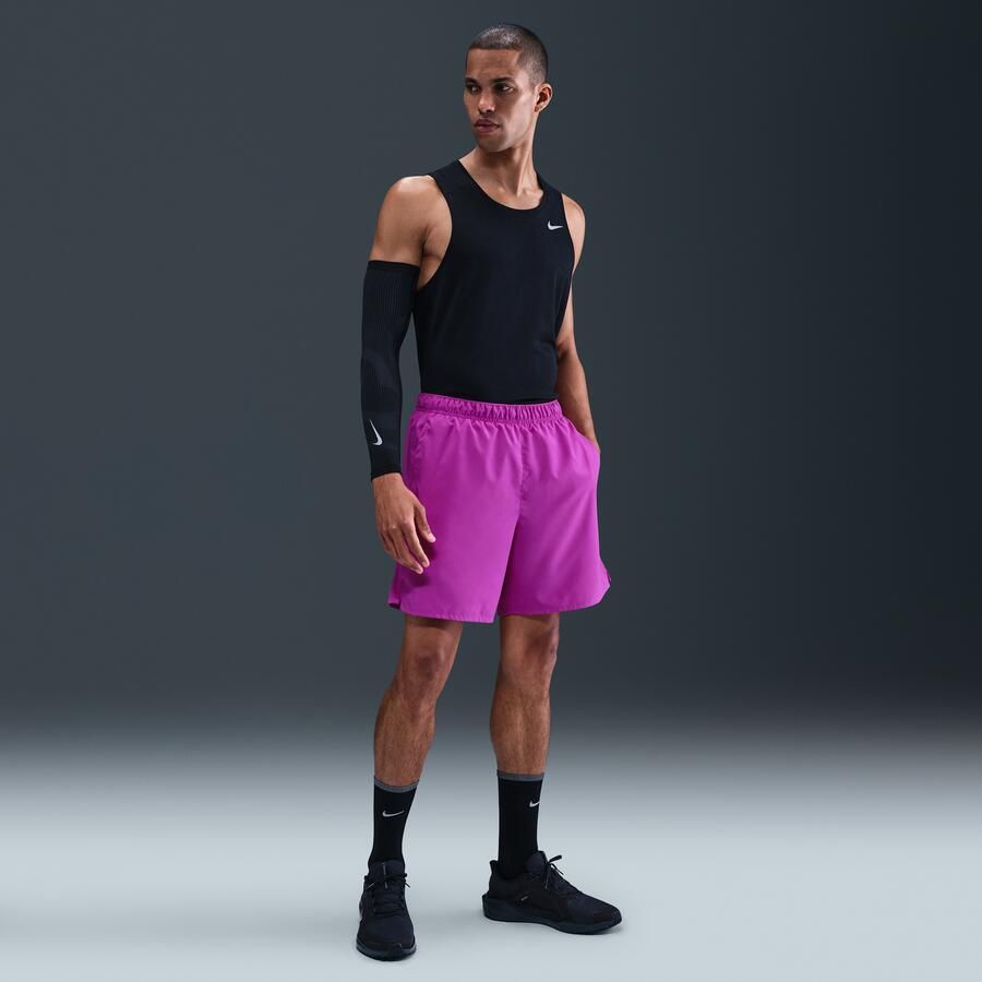Nike Challenger Dri-FIT hardloopshorts met binnenbroek voor heren (18 cm) Paars - Foto 4