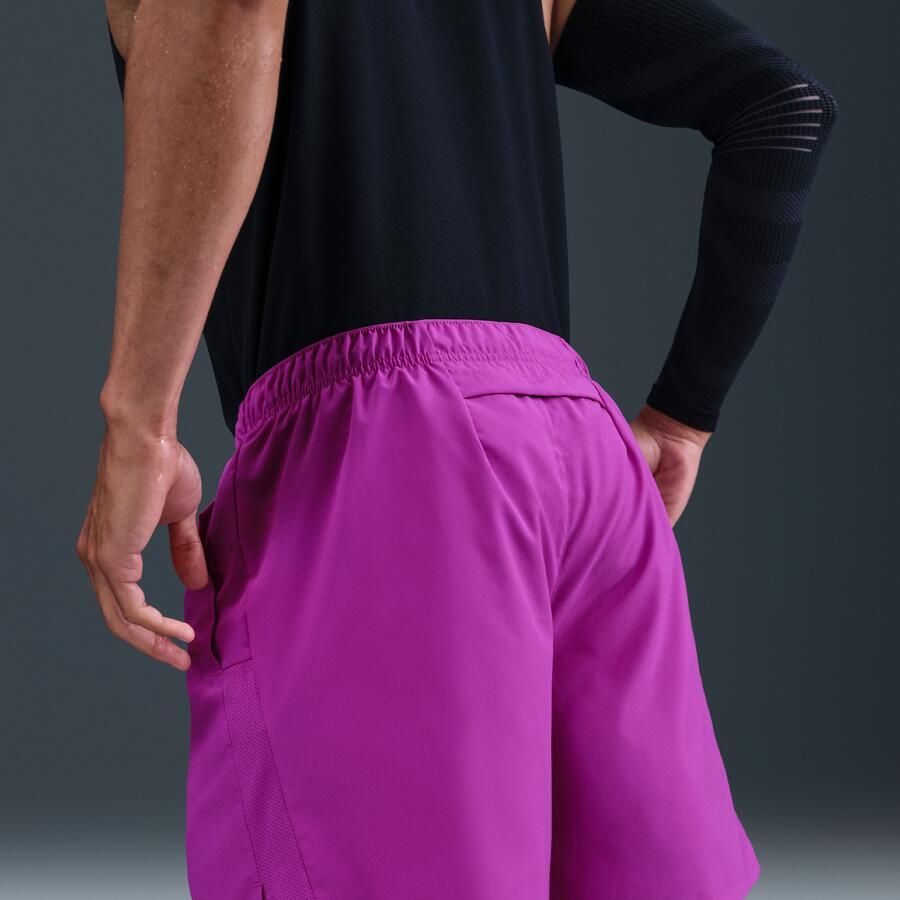 Nike Challenger Dri-FIT hardloopshorts met binnenbroek voor heren (18 cm) Paars - Foto 2