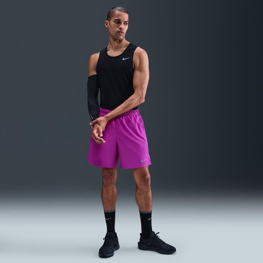 Nike Challenger Dri-FIT hardloopshorts met binnenbroek voor heren (18 cm) Paars - Foto 3