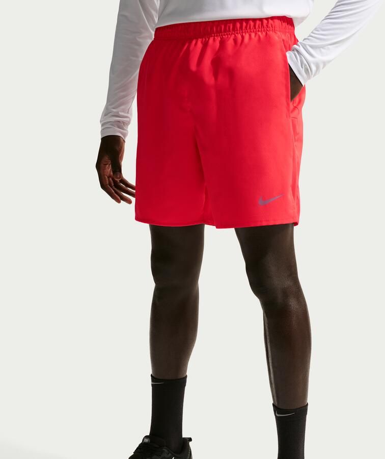 Nike Challenger Dri-FIT hardloopshorts met binnenbroek voor heren (18 cm) Rood - Foto 2